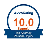 Avvo Rating 10.0 Superb Badge